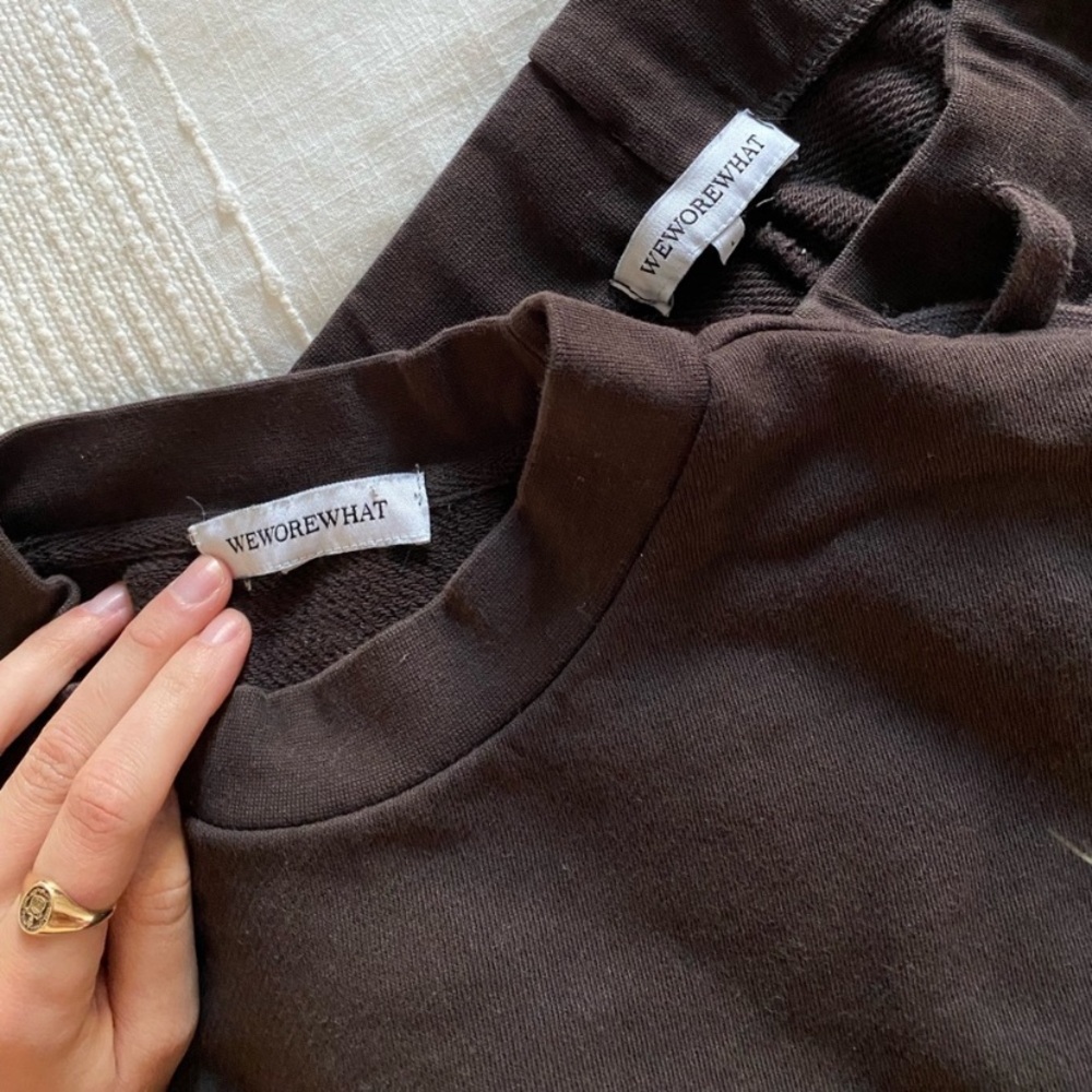 We wore what sweatsuit